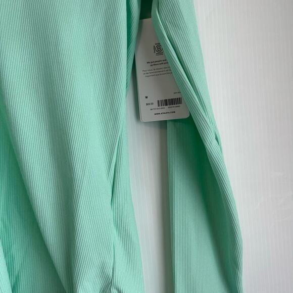 🆕 Athleta uptempo ribbed hemley top mint colored size medium NWT - Picture 4 of 7